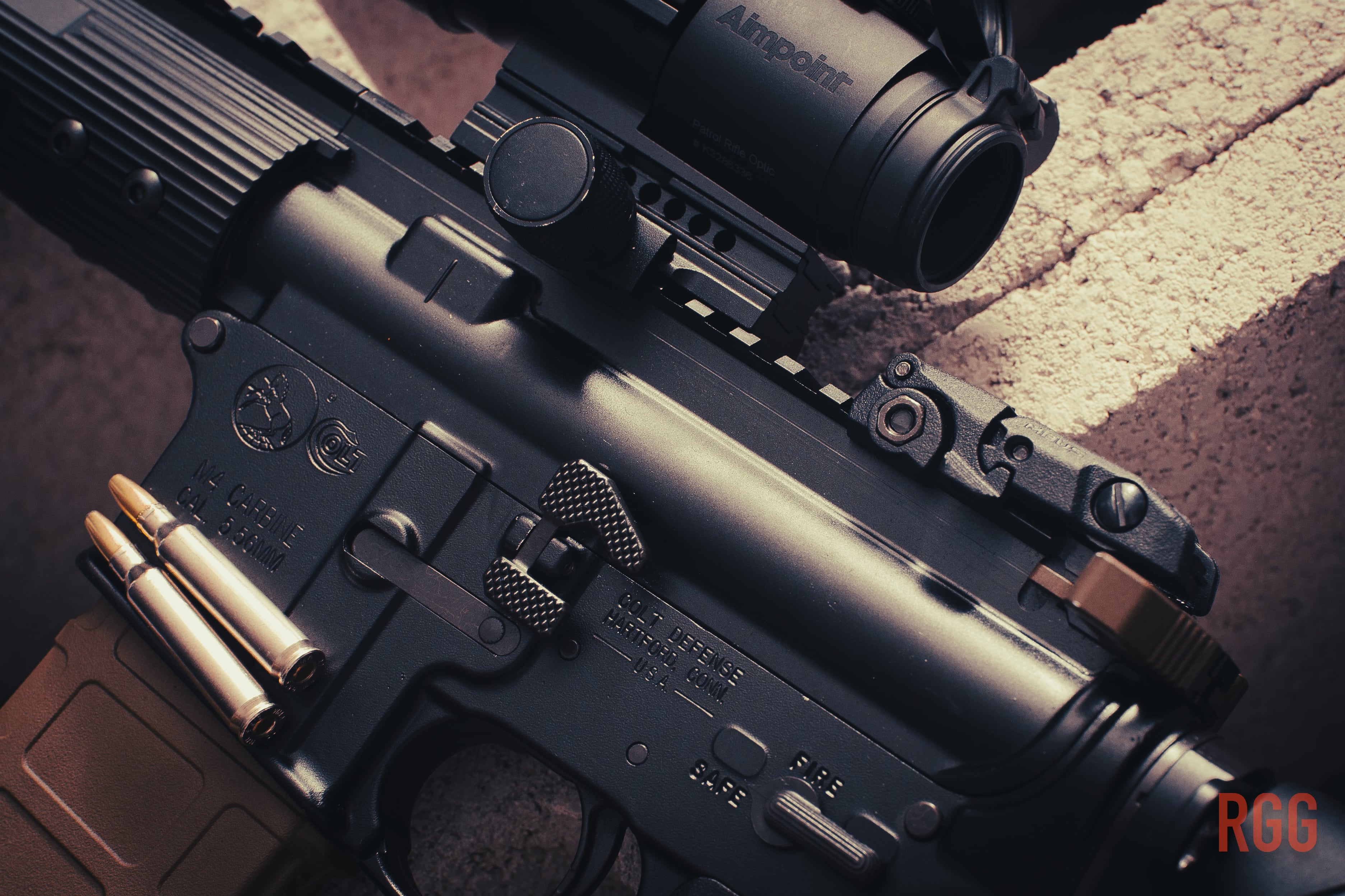 The upper receiver of an AR-15.