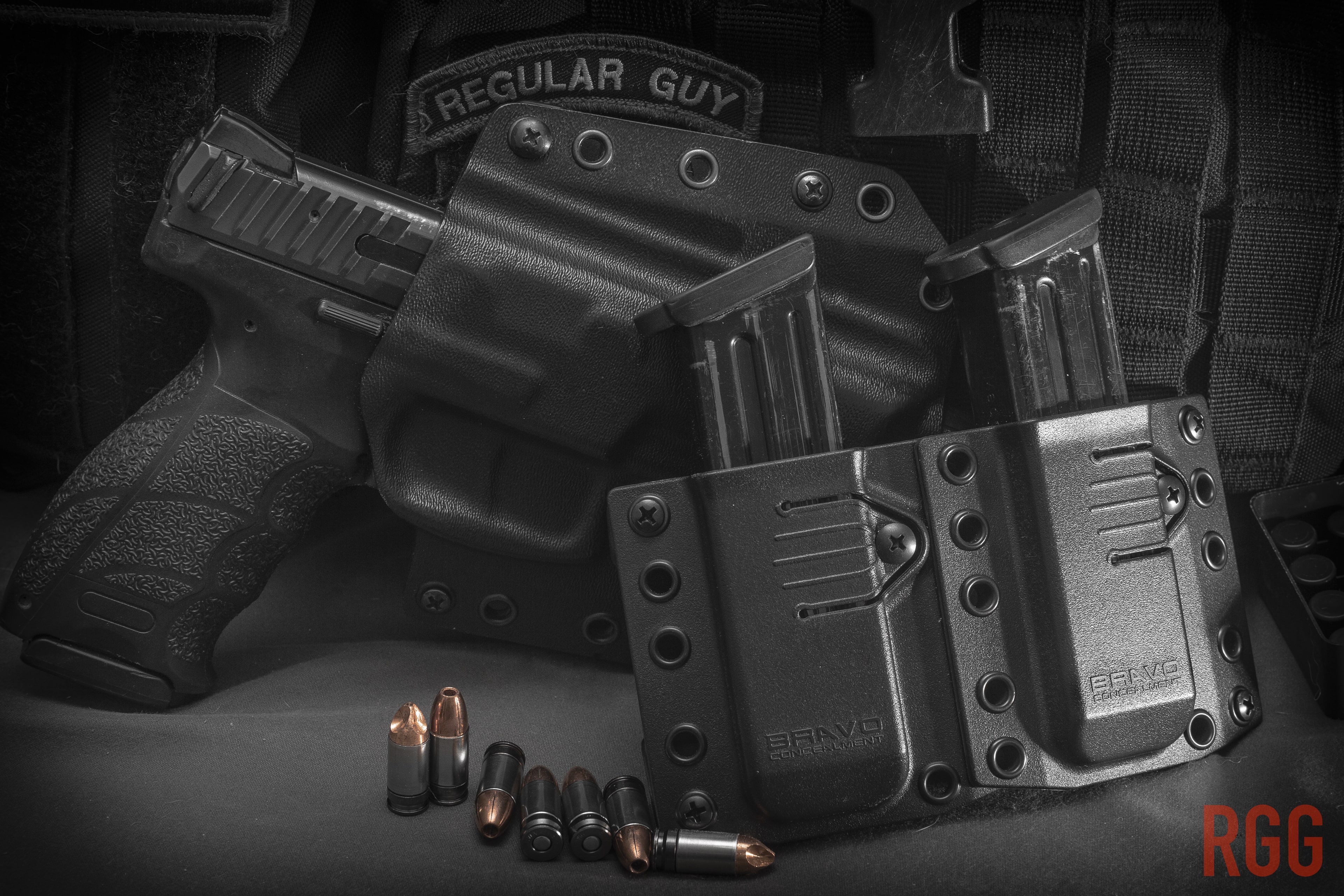 The Bravo Concealment 3.0 Double Mag Pouch is an essential accessory.