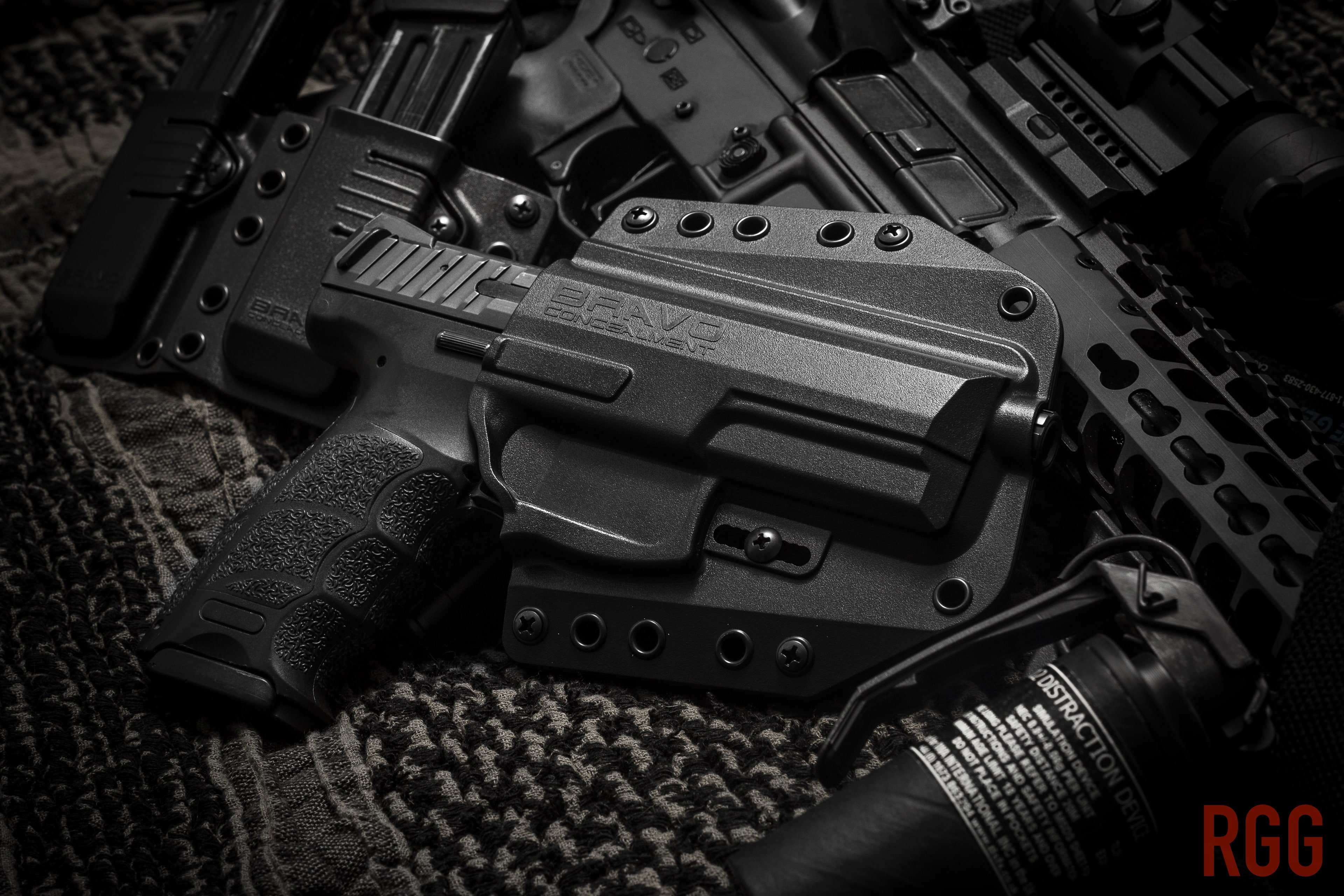 The Bravo Concealment BCA 3.0 OWB Holster for the Heckler & Koch VP9. 