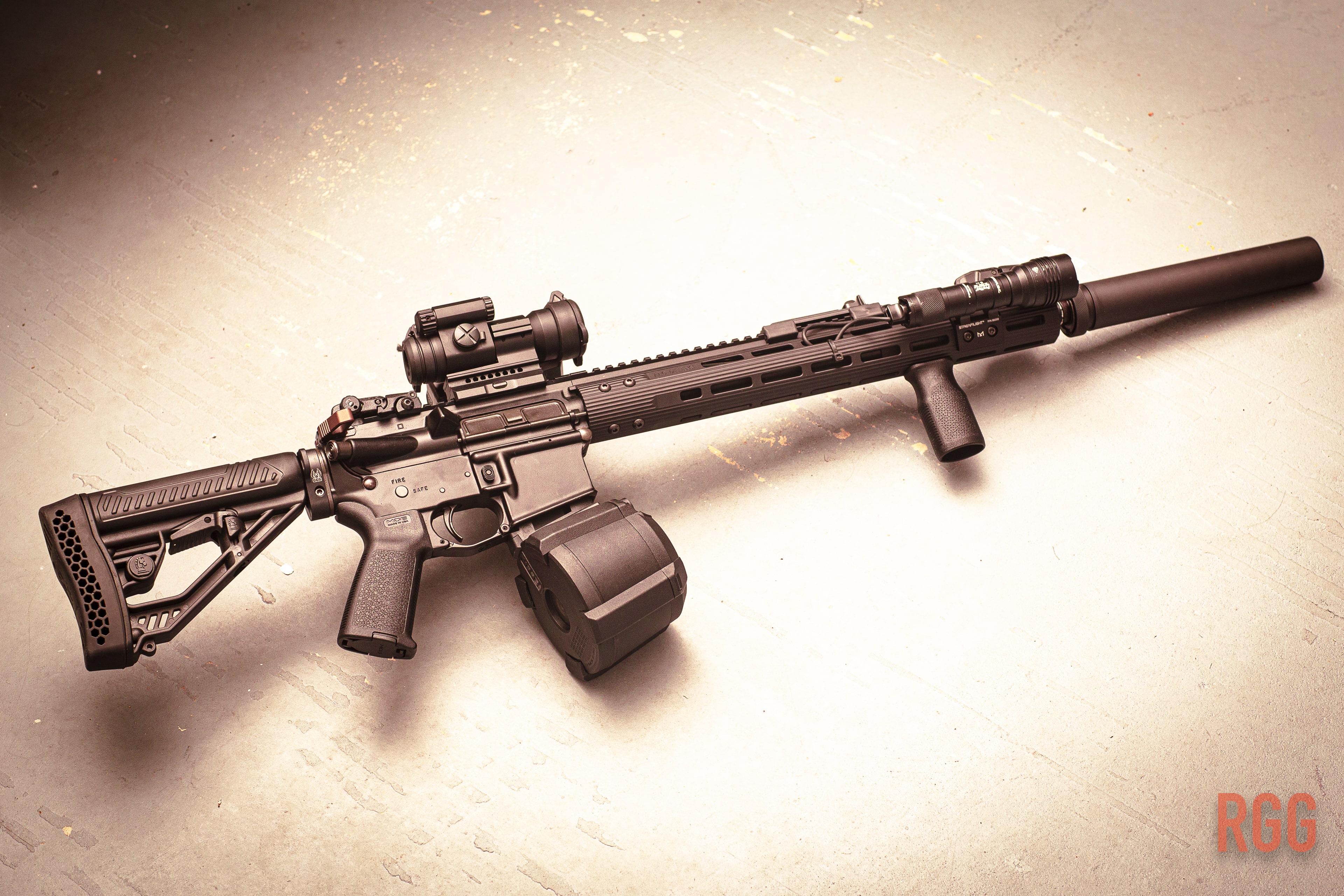 Common use AR-15.