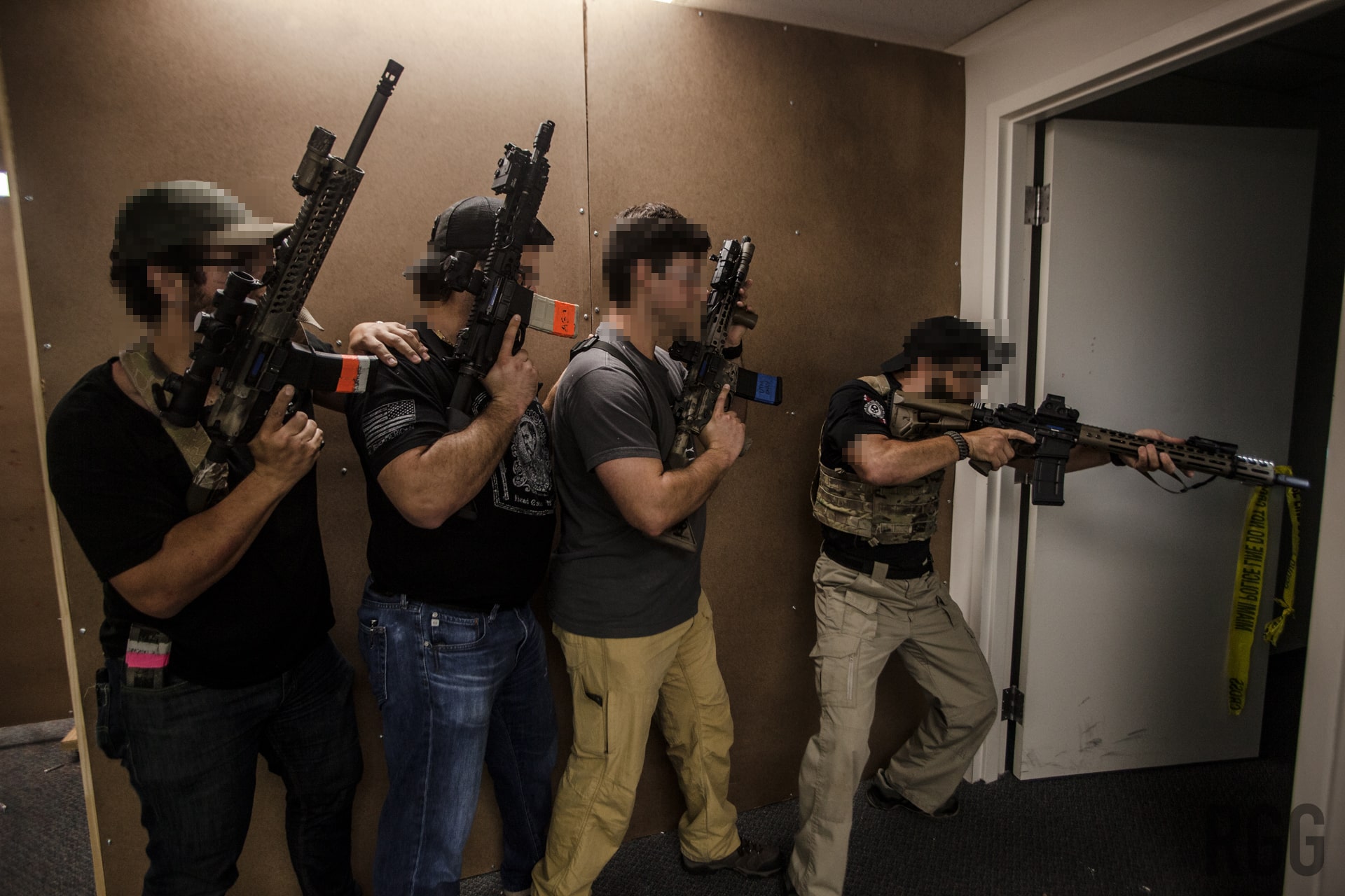 Students learning clearing techniques at Condition One Group in Miami.