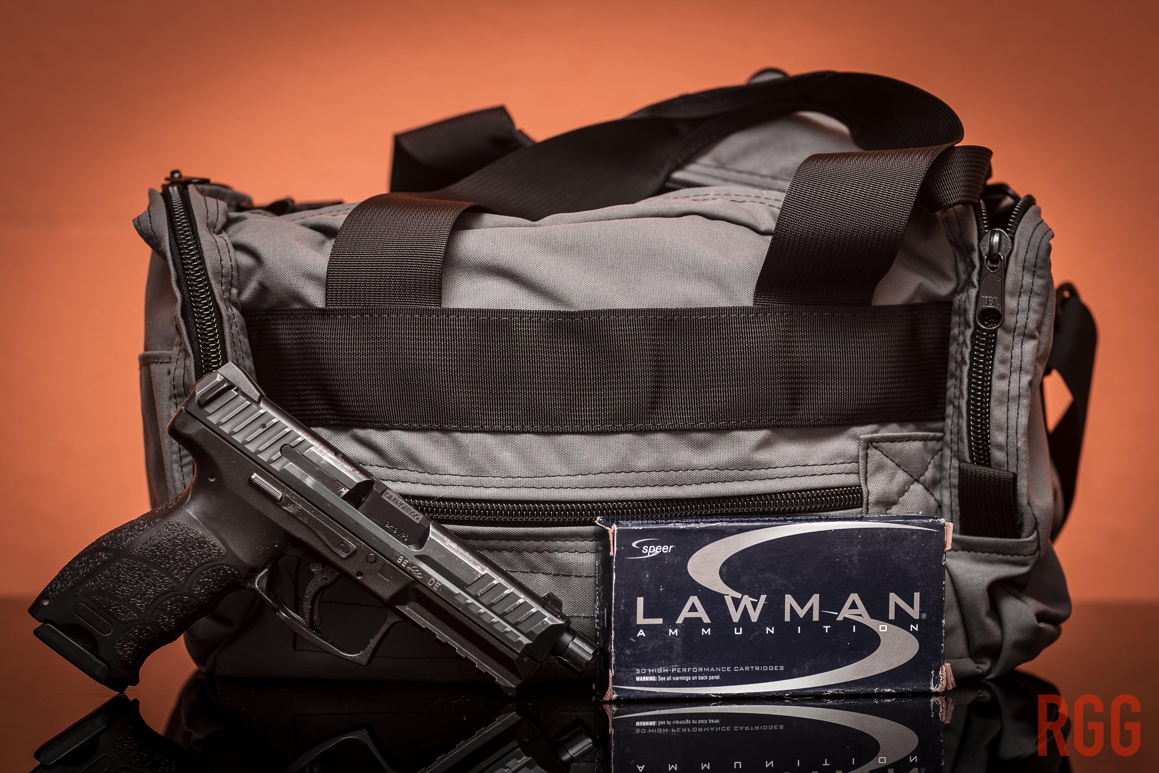 The Lynx Defense Pistol Range Bag.