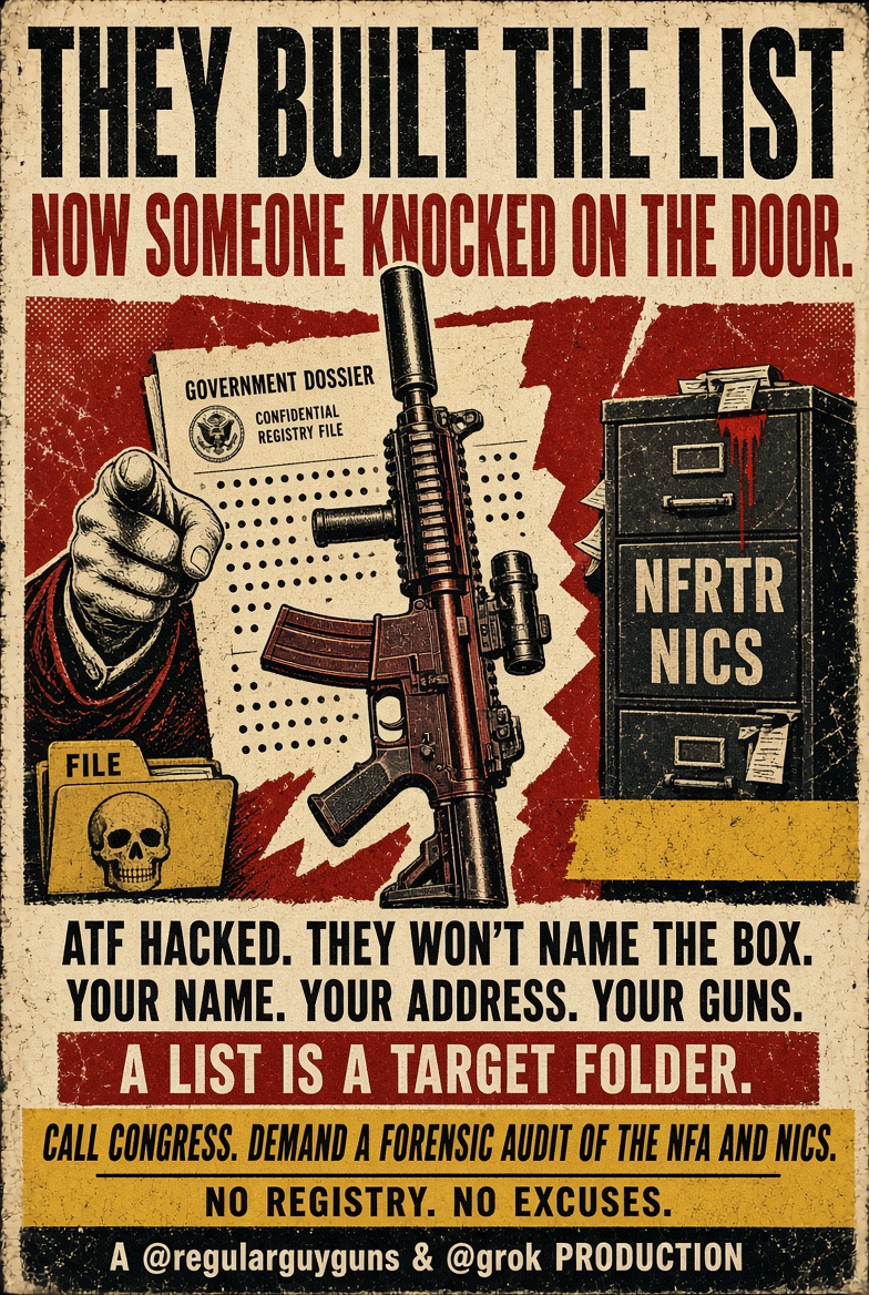 Abolish the NFRTR Abolish NICS... Abolish the NFRTR Abolish NICS.